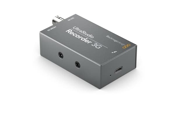 Blackmagic Design UltraStudio Recorder 3G, Grå, Thunderbolt, 2560 x 1440 pixlar, NTSC, PAL, 720p, 1080i, 1080p, 48 kHz