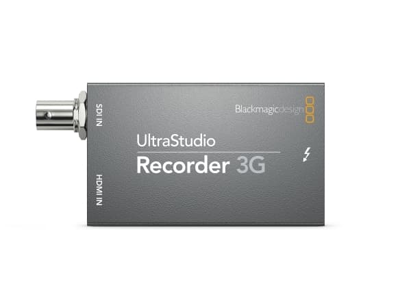 Blackmagic Design UltraStudio Recorder 3G, Grå, Thunderbolt, 2560 x 1440 pixlar, NTSC, PAL, 720p, 1080i, 1080p, 48 kHz