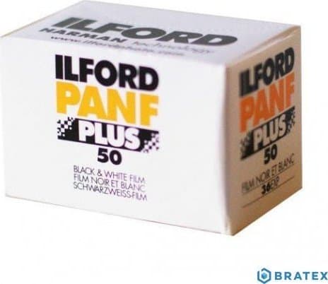 Ilford PAN F Plus - Film för svartvita foton - 135 (35 mm) - ISO 50 - 36 exponeringar