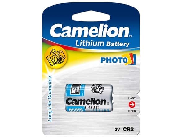 Camelion CR2-BP1R, Ladattava akku, Litium, 3 V, 1 kpl, 850 mAh, 27,2 mm