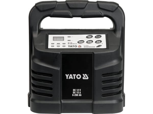 YATO ELECTRONIC PROSTOWER 12V 15A 6-200Ah WET/GEL/AGM 8303