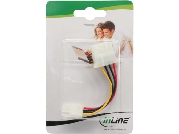 InLine 26622A, Molex 4-pin, Flerfarget, PC, 0,06 m, 0,06 m