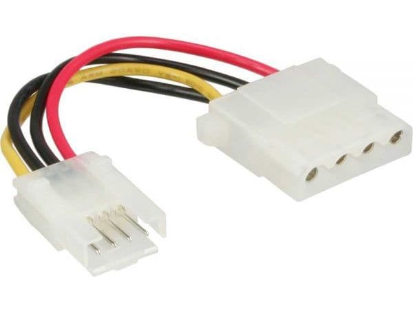 InLine 26622A, Molex 4-pin, Flerfarget, PC, 0,06 m, 0,06 m