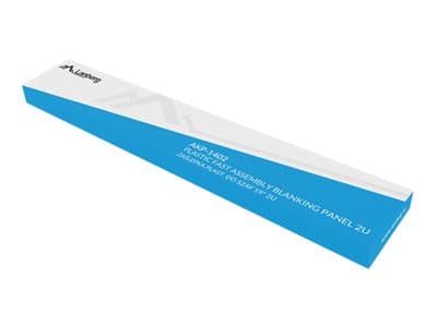 Lanberg - Rackblankingspanel - grå, RAL 7035 - 2U - 19"