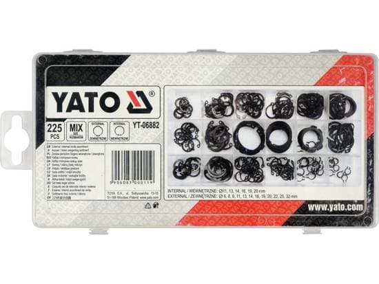 Yato YT-06882, lajitelma, 225 stk