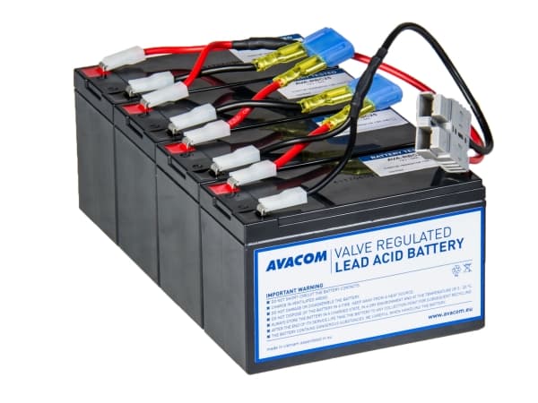 AVACOM AVA-RBC25, Forseglet blysyre (VRLA), 1 stykker, Sort, Vietnam, APC RBC25, 10,8 kg