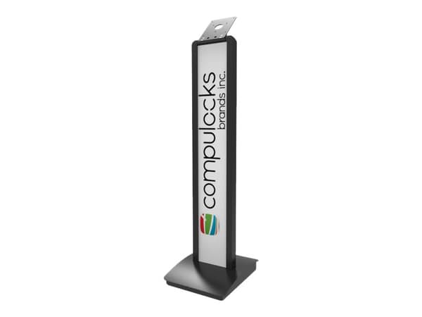 Compulocks VESA Brandable Floor Stand - Ställ - för surfplatta - aluminium - svart - monteringsgränssnitt: VESA - golvstående Svart