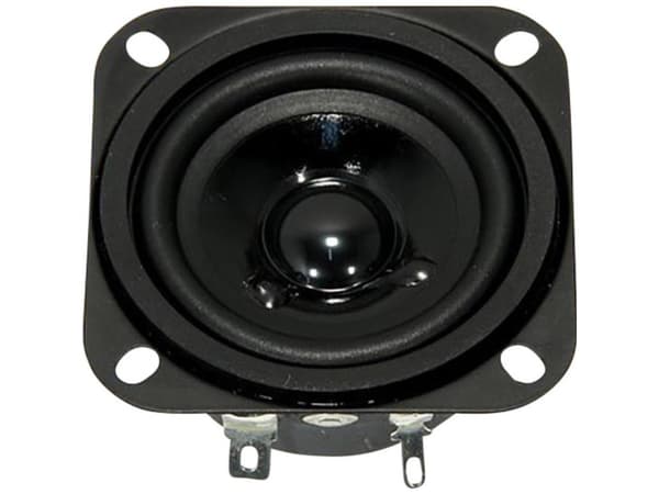 Visaton FR 58, Kokoäänialueen kaiutin, 10 W, Suorakulmainen, 12 W, 8 O, 120 - 20000 Hz