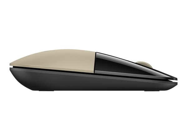 HP Z3700 - Mus - blå LED - trådlös - 2.4 GHz - trådlös USB-mottagare - guld