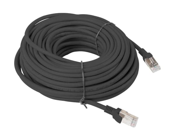 30 Meter Cat6 FTP Nätverkskabel Svart