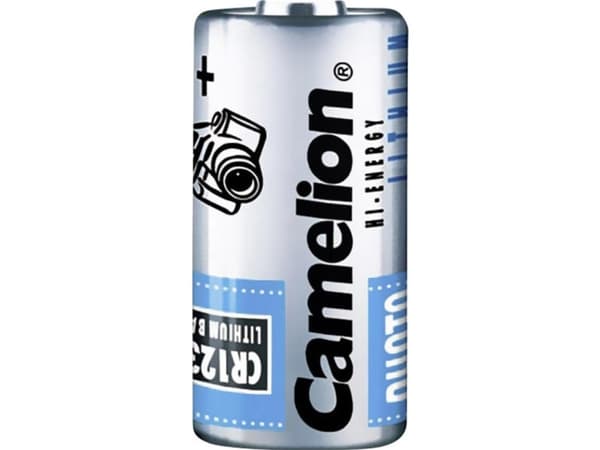 Camelion CR123A-BP1, Engangsbatteri, Lithium, 3 V, 1 stykker, 1300 mAh, Sølv