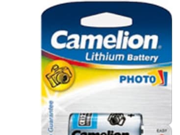 Camelion CR123A-BP1, Engangsbatteri, Lithium, 3 V, 1 stykker, 1300 mAh, Sølv
