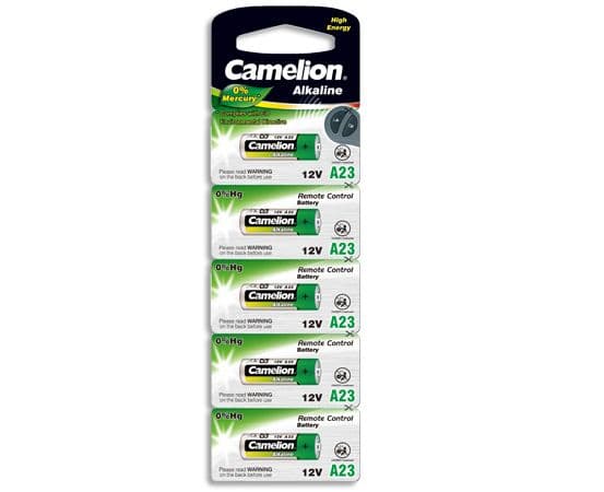 Camelion LR23A, Kertakäyttöinen akku, A23, Alkali, 12 V, 5 kpl, 55 mAh