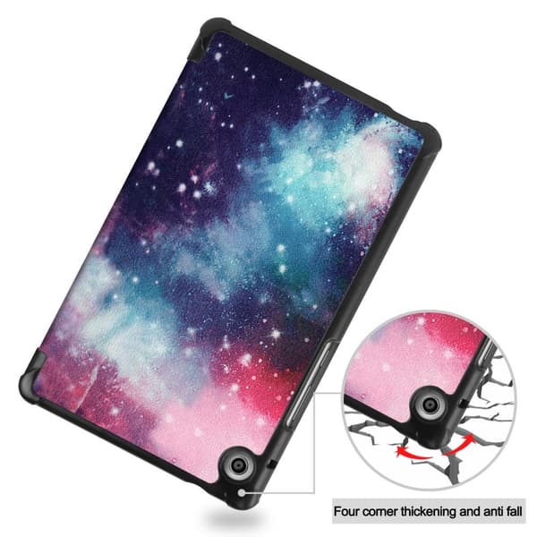 Tri-fold Stand Case for Huawei MatePad T8 - Galaxy