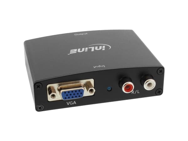 InLine 65004, Svart, 1920 x 1080 pixlar, 1080p, 2,25 Gbit/s, VGA, HDMI