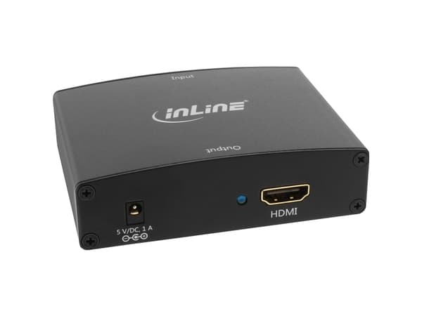 InLine 65004, Svart, 1920 x 1080 pixlar, 1080p, 2,25 Gbit/s, VGA, HDMI