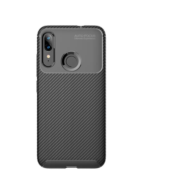 Carbon Fiber TPU Cover for Motorola Moto E6 Plus