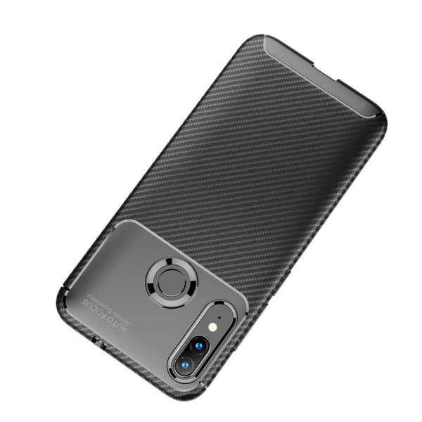 Carbon Fiber TPU Cover for Motorola Moto E6 Plus