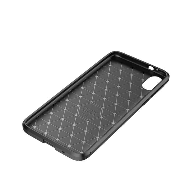 Carbon Fiber TPU Cover for Motorola Moto E6 Plus