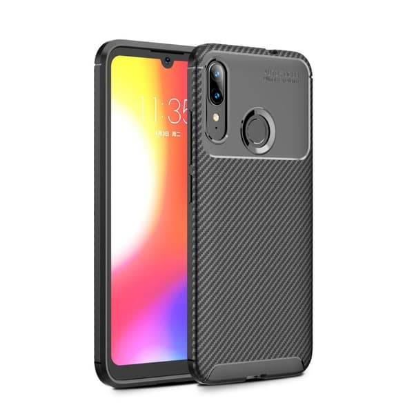 Carbon Fiber TPU Cover for Motorola Moto E6 Plus