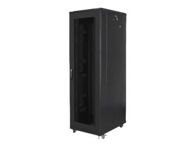 Lanberg - Räkkikotelo - musta, RAL 9004 - 42U - 19"