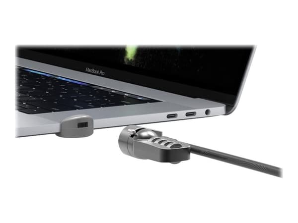 Compulocks Legde Lock Adapter for MacBook Pro TB with Combination Lock - System, sikkerhetssett - sølv - for Apple MacBook Pro Touch Bar with Four Th