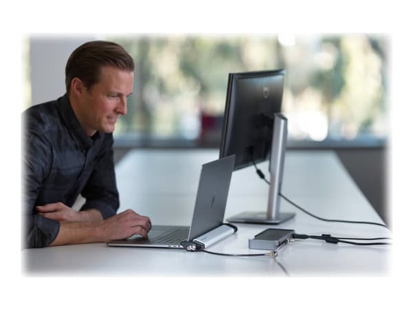 Kensington Laptop Locking Station 2.0 - MicroSaver 2.0 Keyed Lock - System, sikkerhetssett - 15.6"