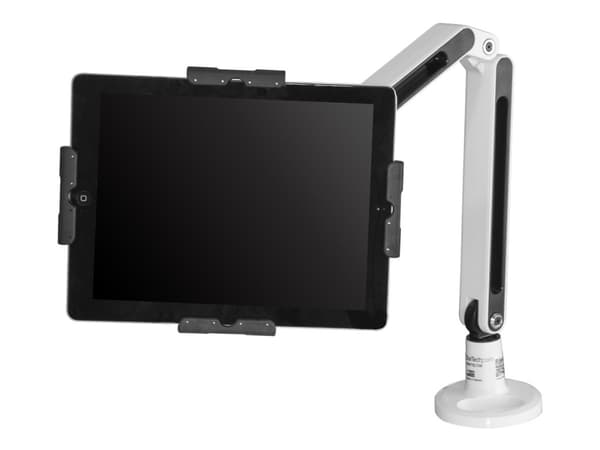 StarTech.com Bordsmonterad arm för surfplatta - Ledad - För iPad eller Android - Monteringssats - justerbar arm - för surfplatta - plast, stål - vit