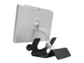 Miniatyrbilde 5 av 5: Compulocks Universal Tablet Holder with Coiled Cable Lock - Stativ - for nettbrett - låsbar - høyverdig aluminium - svart - skrivebord