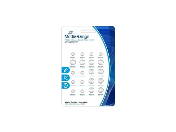 MediaRange MRBAT119, Engangsbatteri, PR48, Alkalinsk, 1,5 V, 20 stykker, 145 mAh