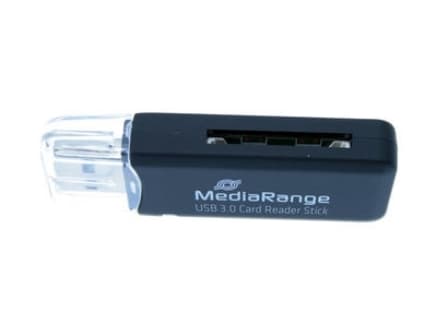 MediaRange MRCS507, MMC, SD, SDHC, SDXC, Sort, 5000 Mbit/s, Plast, USB 3.2 Gen 1 (3.1 Gen 1), USB