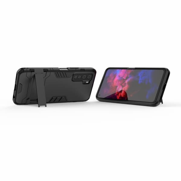 Huawei P40 Lite 5G Kuori Armor Telinetoiminto Musta