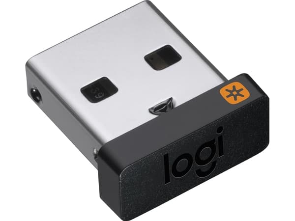 Logitech Pico, USB receiver, 9 mm, 6 mm, 15 mm, 1.23 g, Black