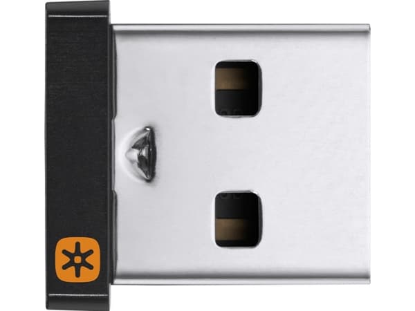 Logitech Pico, USB receiver, 9 mm, 6 mm, 15 mm, 1.23 g, Black