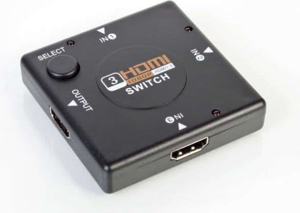 SAVIO CL-26 - Video/audio switch - 3 x HDMI - stasjonær