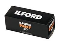 Ilford PAN F Plus - Film för svartvita foton - 120 (6 cm) - ISO 50
