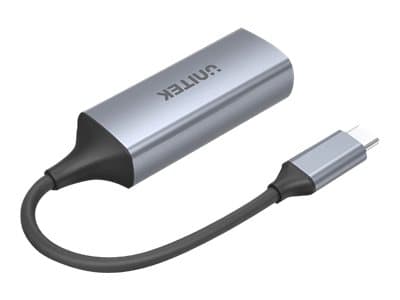 Unitek U1312A - Nettverksadapter - USB-C 3.1 Gen 1 - Gigabit Ethernet x 1 - romgrå