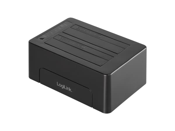 LogiLink QP0028, HDD,SSD, SATA, Serial ATA II, Serial ATA III, 2,5,3,5", USB 3.2 Gen 2 (3.1 Gen 2) Type-C, 10 Gbit/sek., Sortera