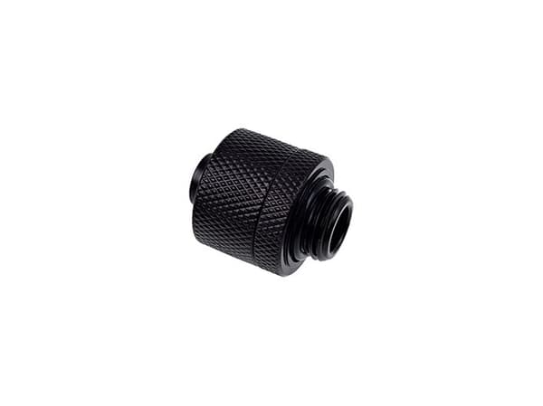 Alphacool Eiszapfen Connector Series Straight Socket 16/10mm - Armatur for væskekjølesystemkompresjon - mørkesvart