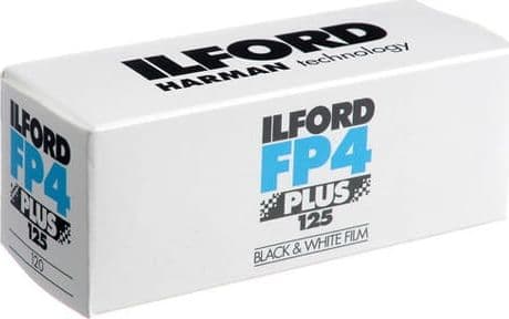 Ilford FP4 Plus - Film för svartvita foton - 120 (6 cm) - ISO 125