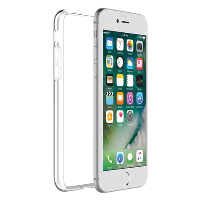 iPhone 7/8/SE 2020 Kuori Clearly Protected Skin Läpinäkyvä Kirkas