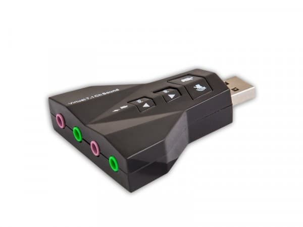 SAVIO AK-08 - Ljudkort - 16-bitars - 7.1 - USB 2.0