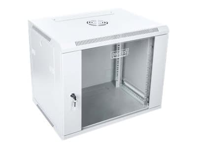 DIGITUS Professional DN-W19 09U/450 - Skåp - väggmonterbart - grått, RAL 7035 - 9U - 19"