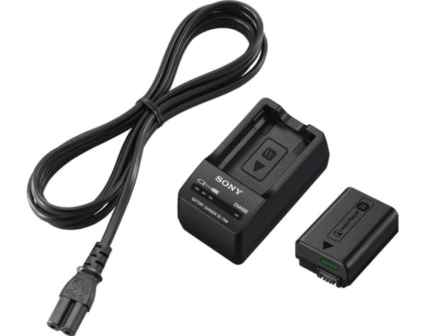 Sony ACC-TRW - Batteriladdare + växelströmsadapter + batteri - Li-Ion - 1020 mAh - 1 x batterier laddas - 400 mA - för Sony 2NP; Cyber-shot DSC-RX10;