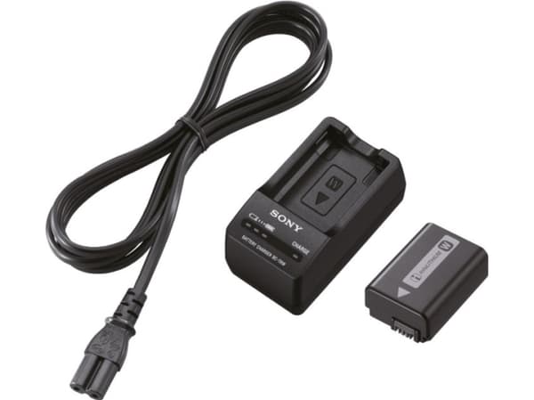 Sony ACC-TRW - Batteriladdare + växelströmsadapter + batteri - Li-Ion - 1020 mAh - 1 x batterier laddas - 400 mA - för Sony 2NP; Cyber-shot DSC-RX10;