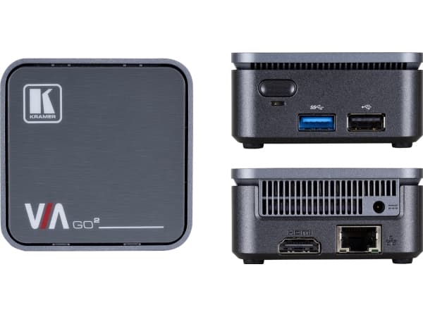 Kramer VIA GO² - Presentasjonsserver - 1GbE - Wi-Fi 5 - Bluetooth - 2.4 GHz, 5 GHz