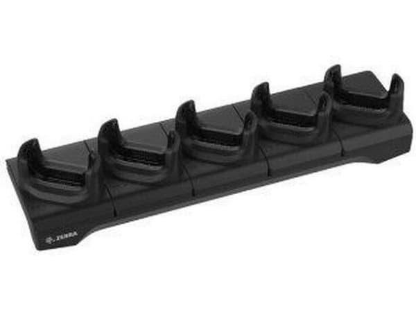 Zebra 5-Slot Charge Only Cradle - Opladningsdock til håndholdt - output-stikforbindelser: 5 - Zebra TC21, TC26 -laitteille