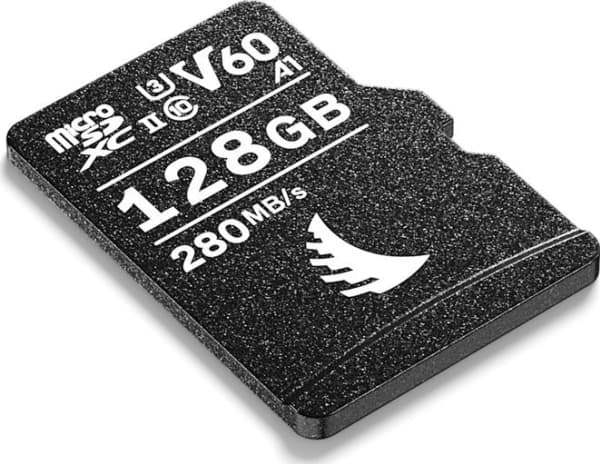 Angelbird Technologies AVP128MSDV60, 128 GB, MicroSD, Klasse 10, 280 MB/s, 160 MB/s, Class 3 (U3)