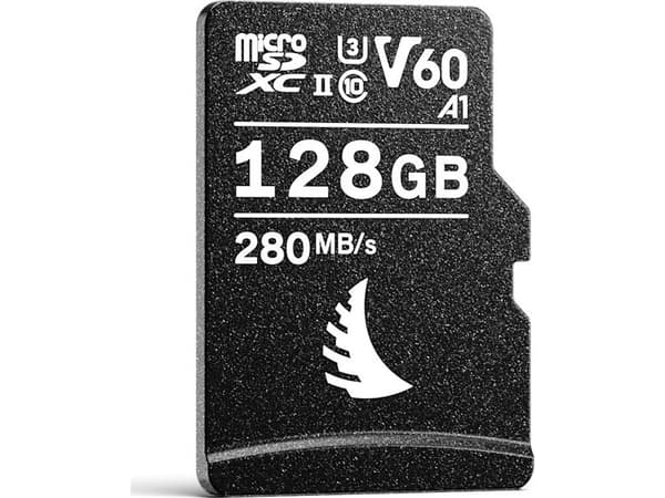 Angelbird Technologies AVP128MSDV60, 128 GB, MicroSD, Klasse 10, 280 MB/s, 160 MB/s, Class 3 (U3)
