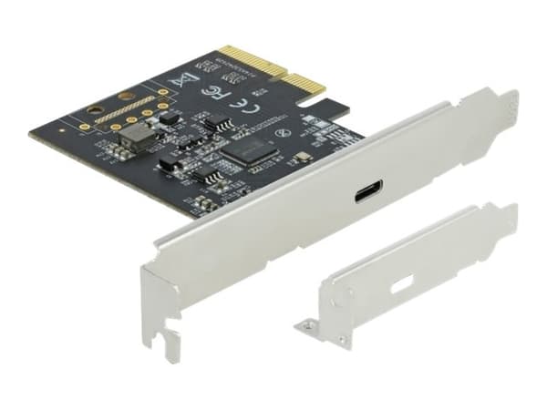 Delock - USB-adapter - PCIe 3.0 x4 låg profil - USB 3.2 Gen 2x2 x 1